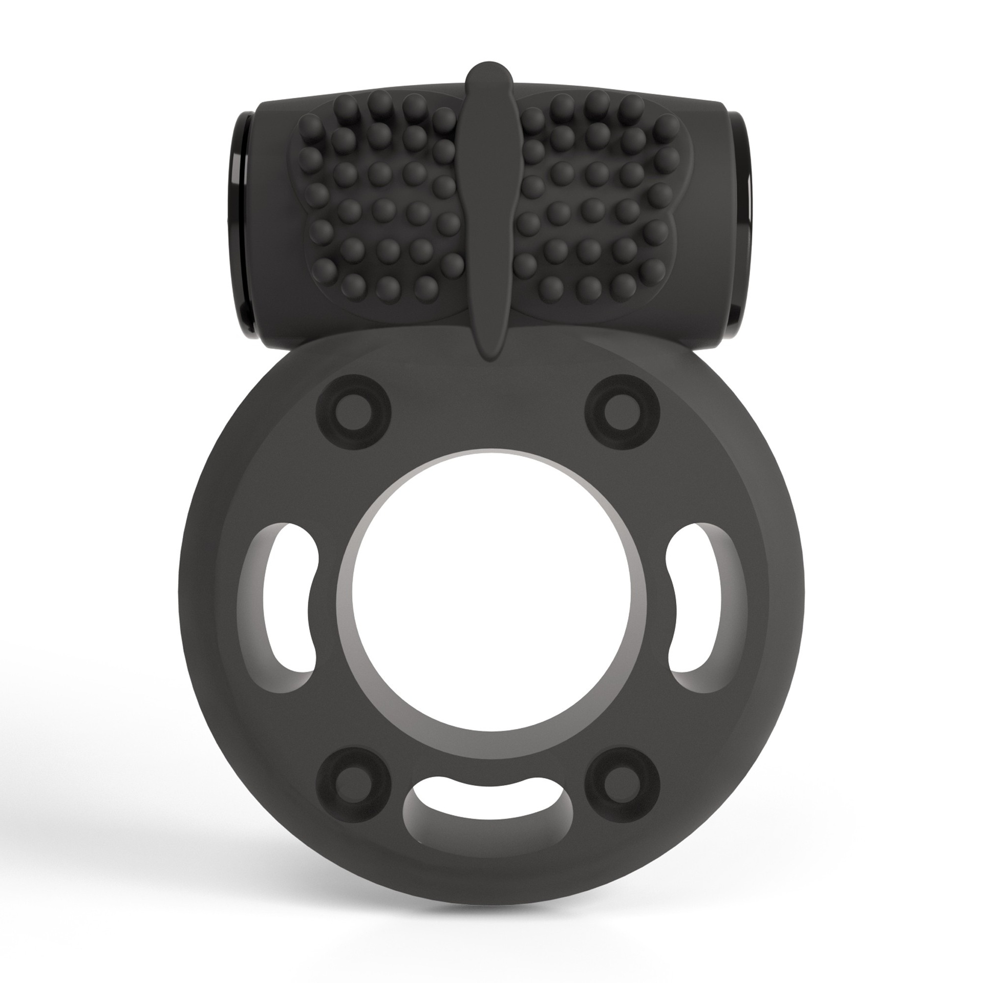 Crushious Booster anello vibrante TPE elastico con bullet