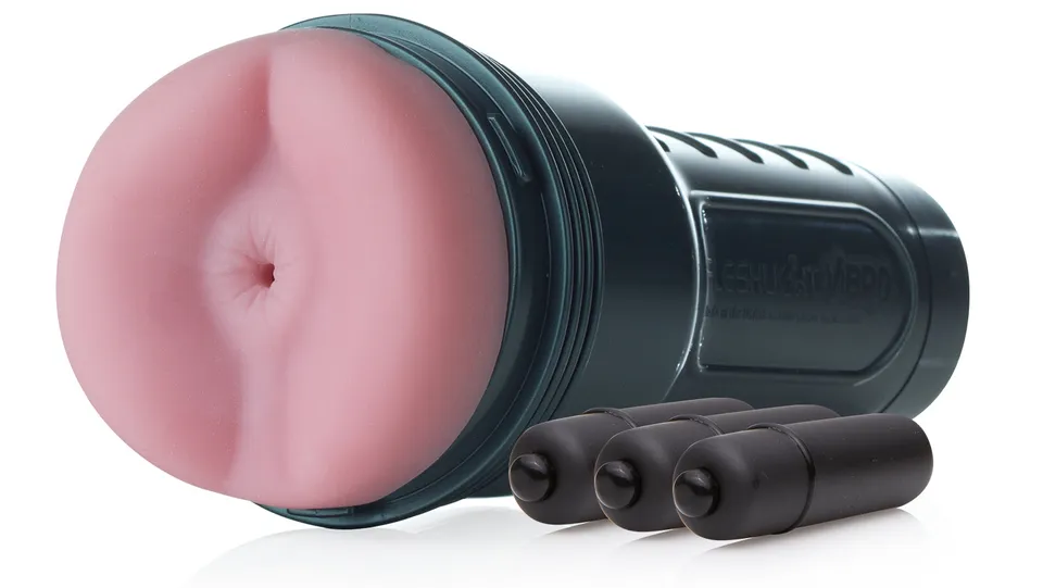 Fleshjack Vibro Butt masturbatore vibrante con 3 bullet