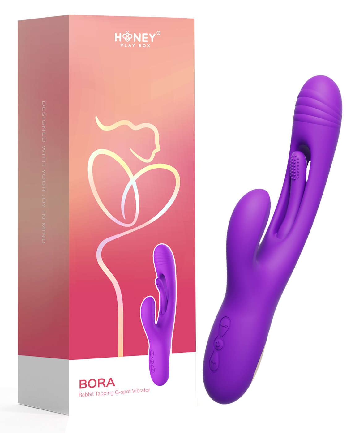 Honey Play Box Bora vibratore rabbit silicone punto G