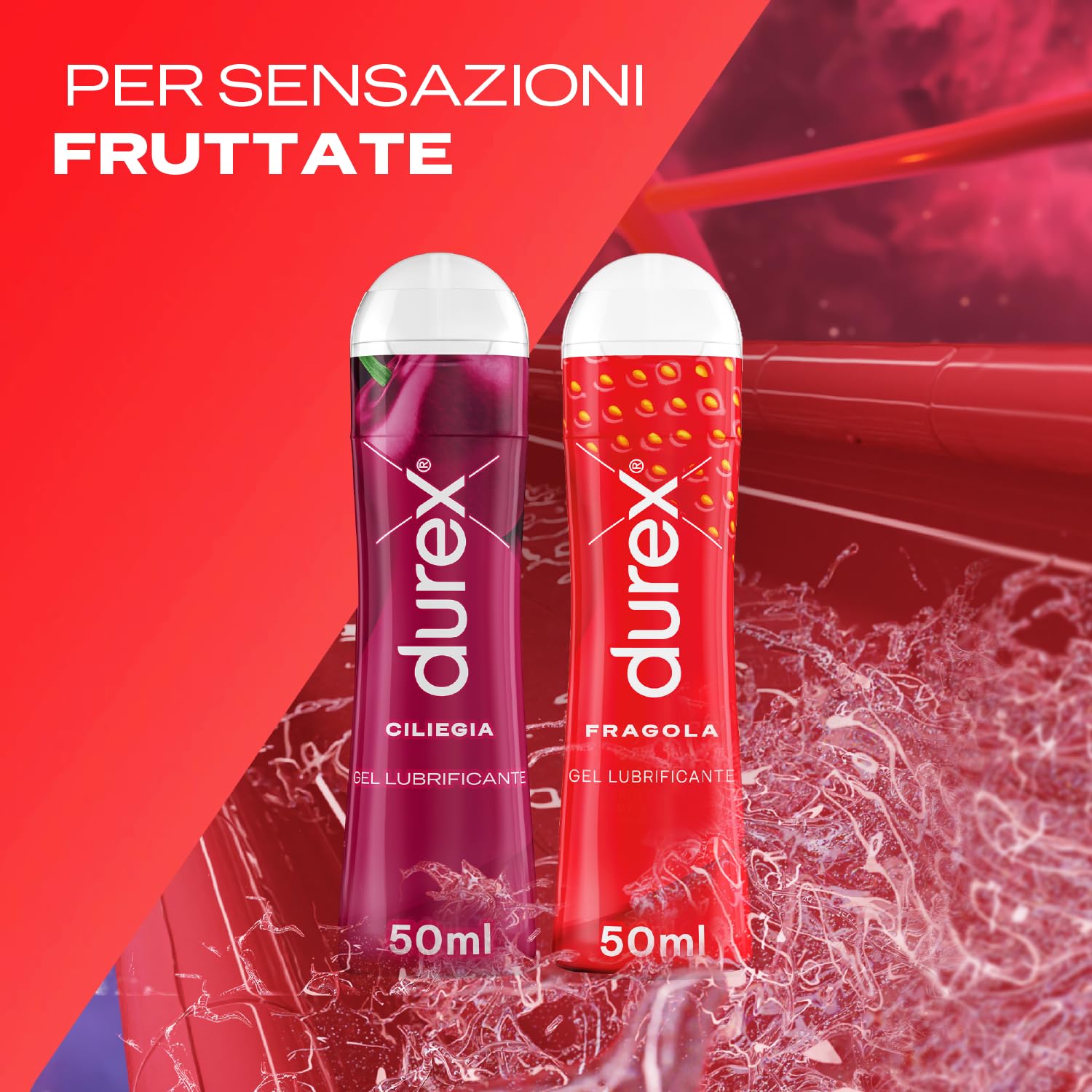 Durex Strawberry gel lubrificante 50 ml fragola
