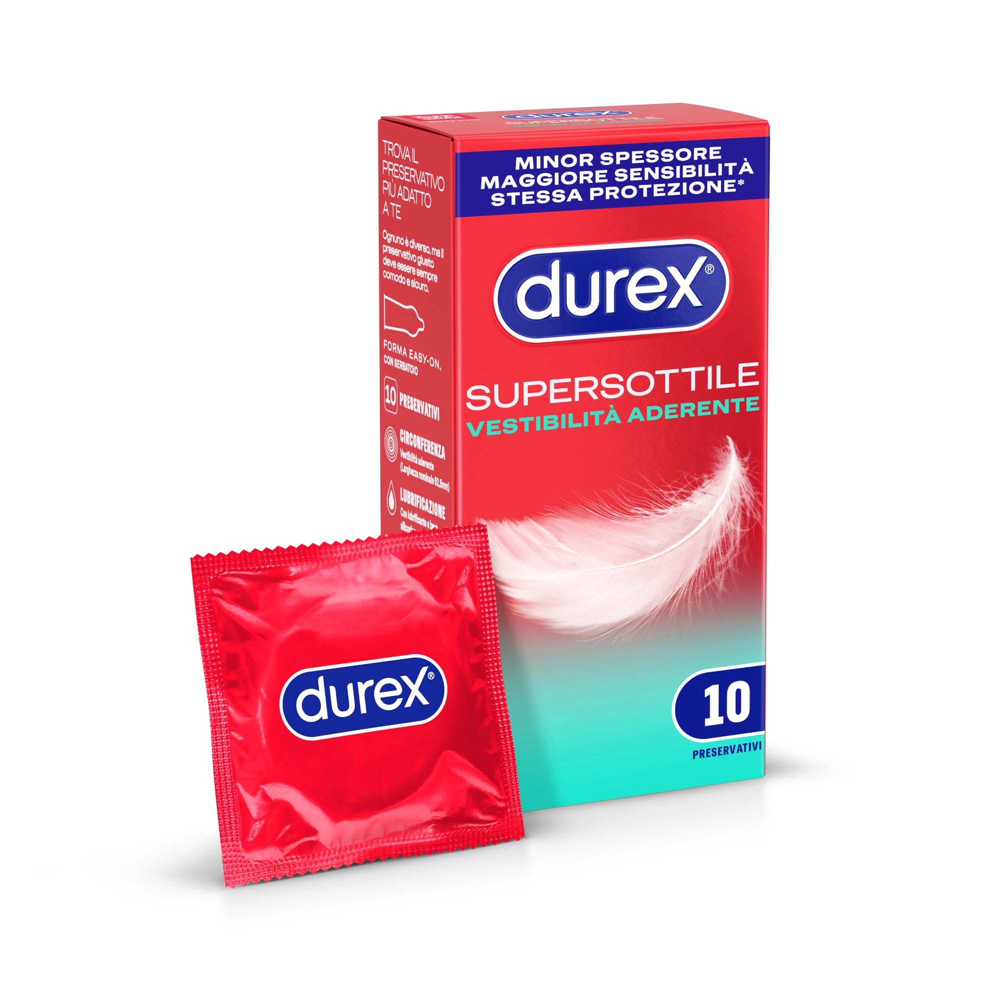 Durex Supersottile preservativi 30 pezzi alta sensibilità