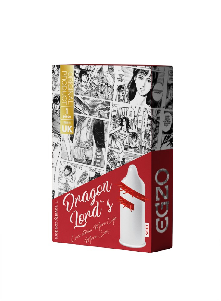 Luxe Egzo Dragon Lord’s Red Soft preservativo stimolante