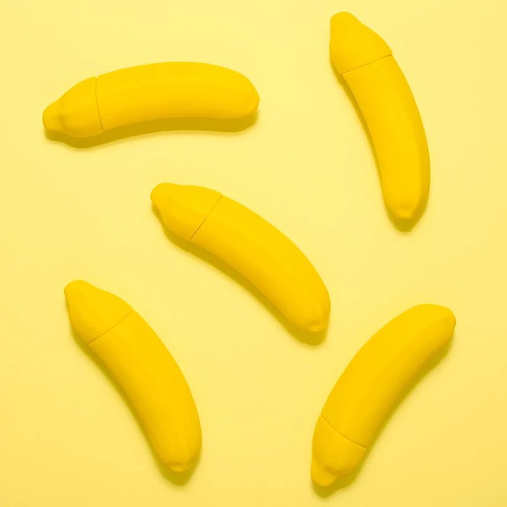Emojibator Banana mini vibratore bullet in silicone