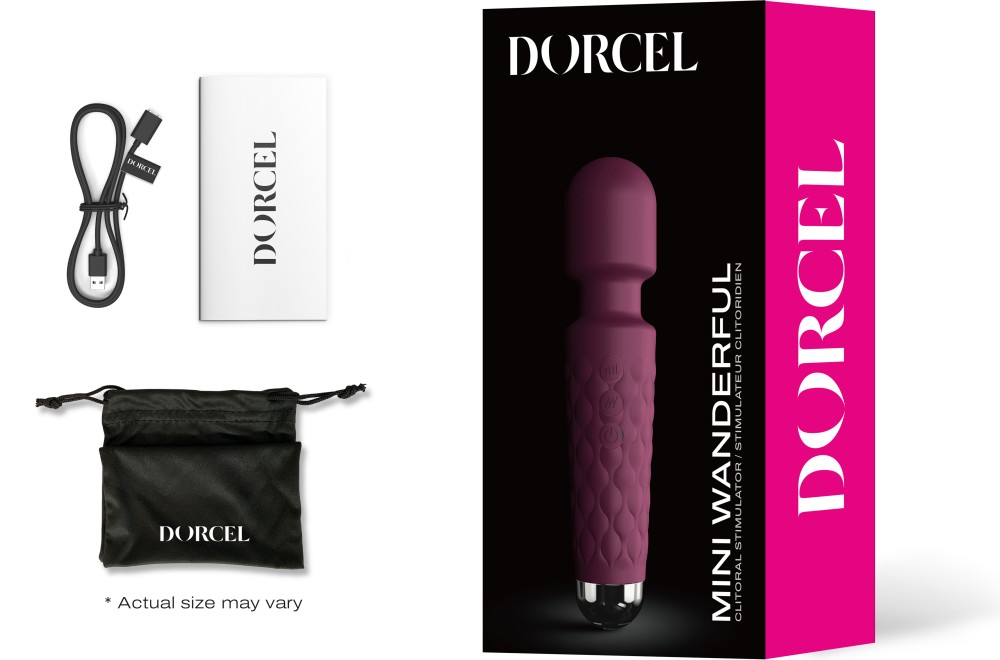 Dorcel Mini Wanderful vibratore wand viola 15,5 cm