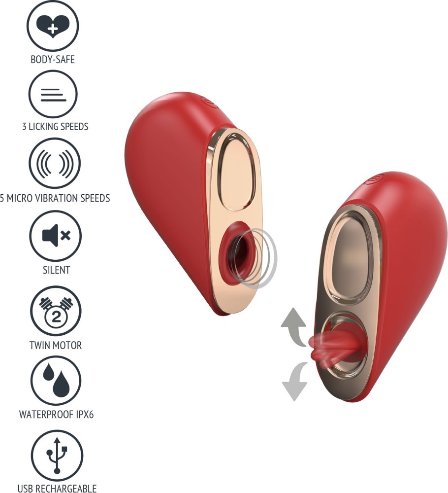 Xocoon Heartbreaker Stimolatore Clitoride 2in1 Ricaricabile