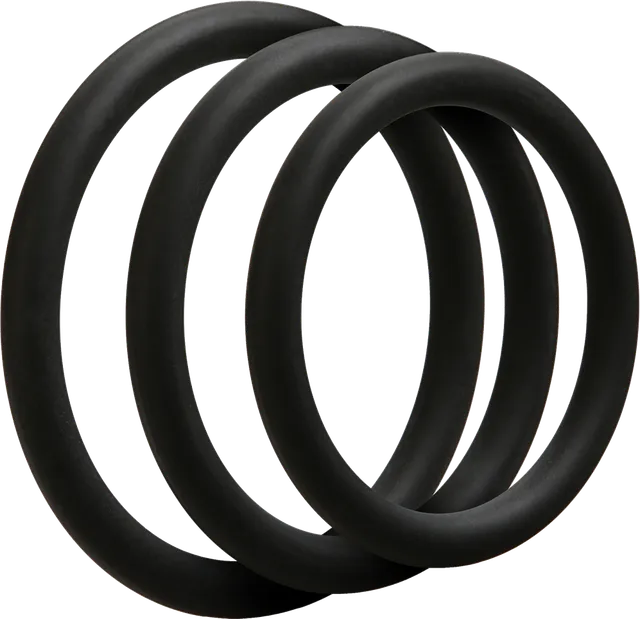 Doc Johnson OptiMALE 3 C-Ring Set Thin cockring 3 anelli silicone