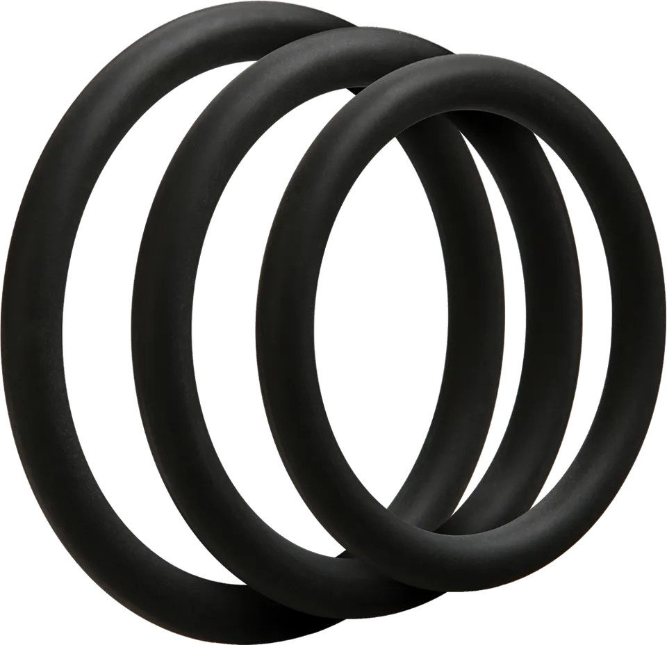 Doc Johnson OptiMALE 3 C-Ring Set Thin cockring 3 anelli silicone