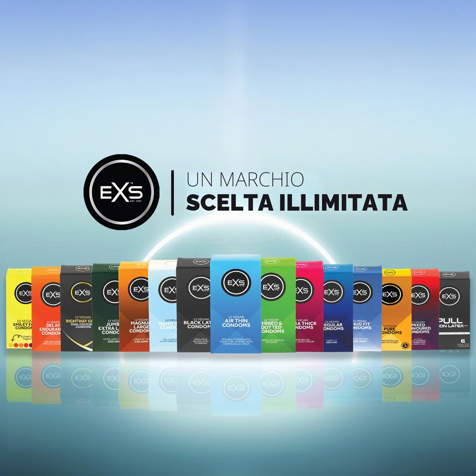 EXS Snug Fit 49mm Preservativi 144 Pezzi Aderenti