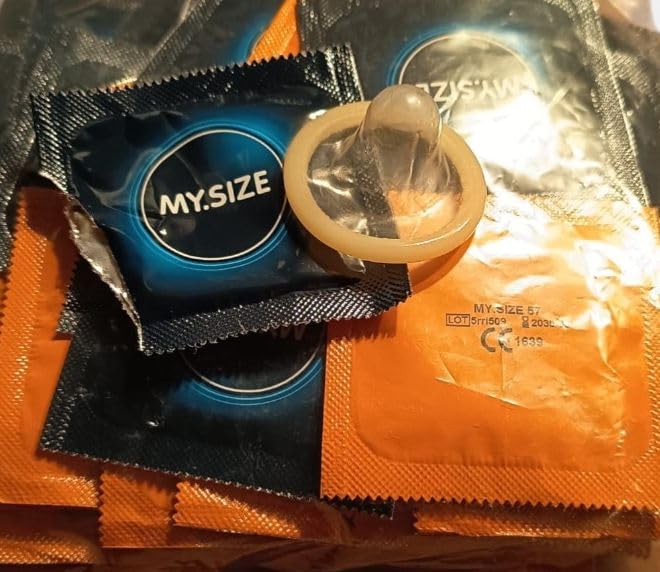 MY.SIZE Pro preservativi 57 mm 50 pezzi misura larga sottili