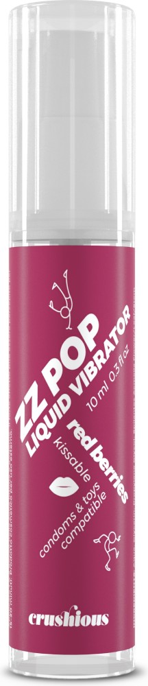 Crushious Zz Pop Bacche Rosse Vibratore Liquido