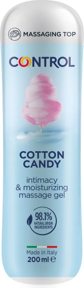 Control Cotton Candy gel massaggio 3in1 zucchero filato