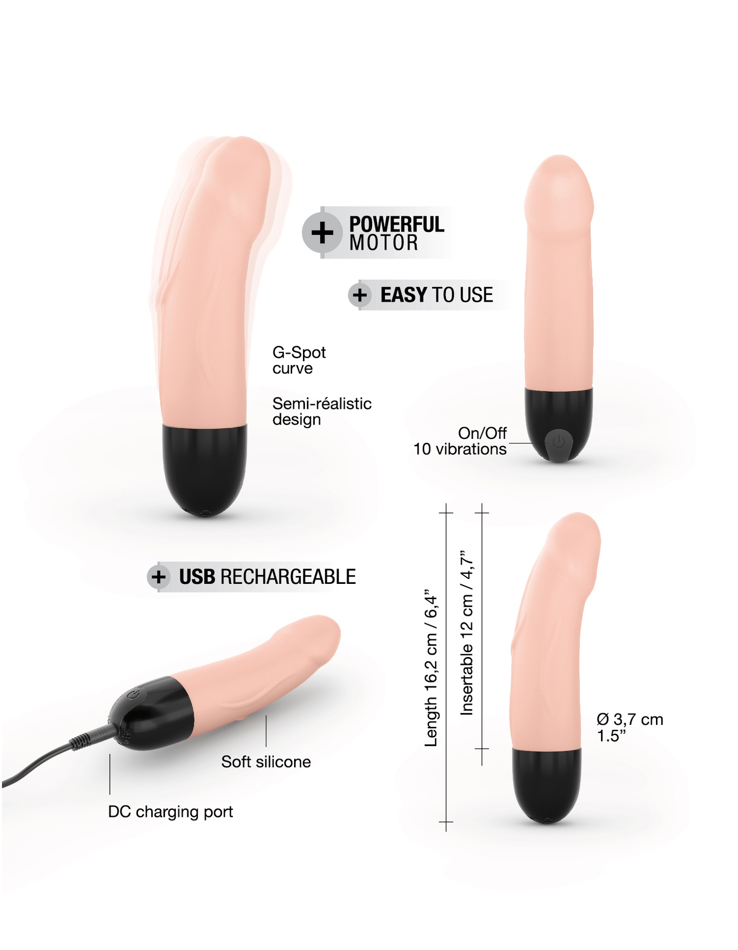 Dorcel Real Vibration S 2.0 vibratore realistico silicone