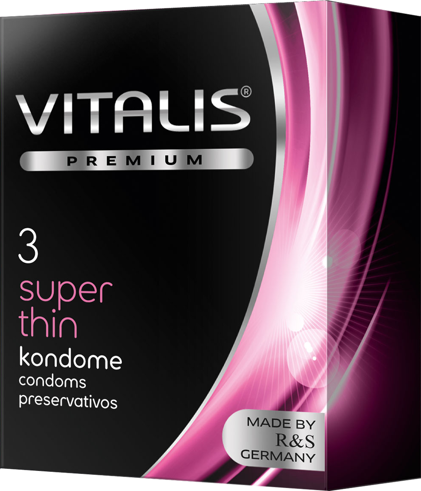 Vitalis Super Thin preservativi sottili 0,06 mm lubrificati