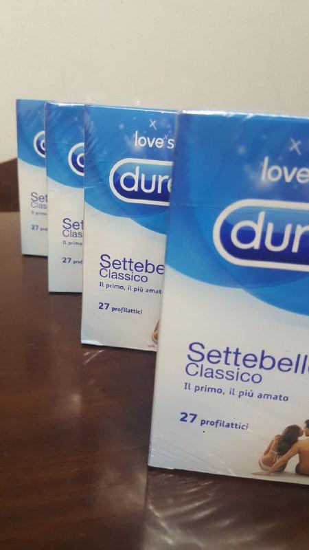 Durex Settebello Classico preservativi lattice 27 pezzi
