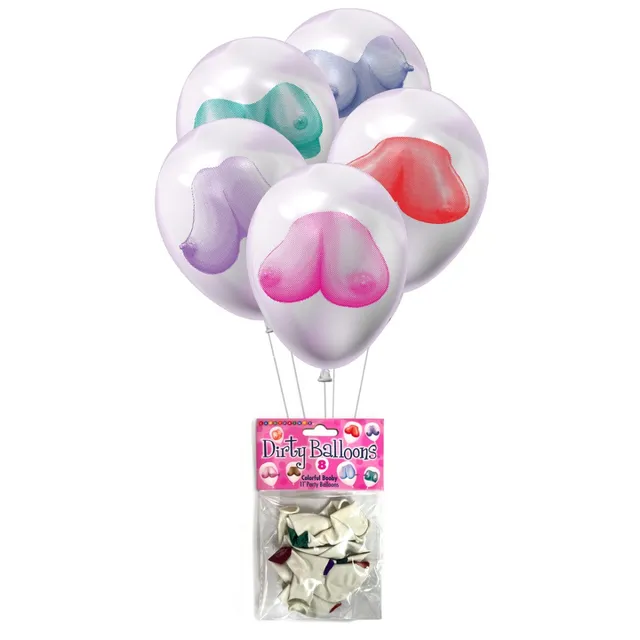 Little Genie Dirty Boob Balloons palloncini seno divertenti