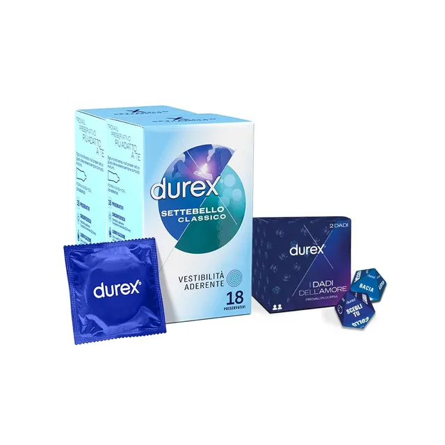 Durex Settebello Classico preservativi 36 pezzi forma classica