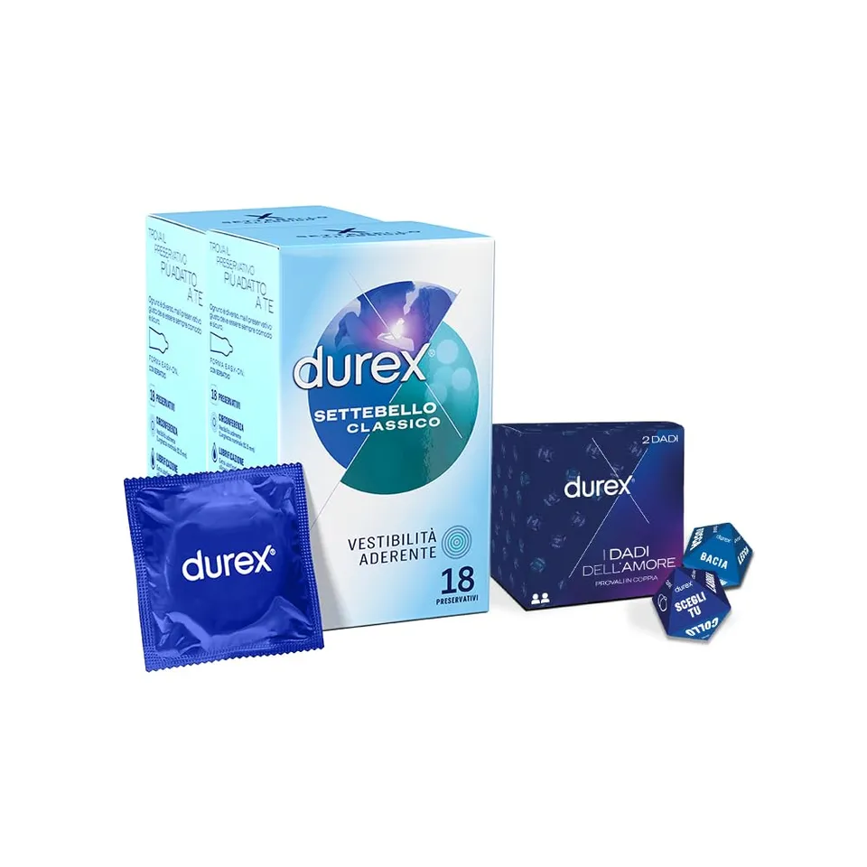 Durex Settebello Classico preservativi 36 pezzi forma classica