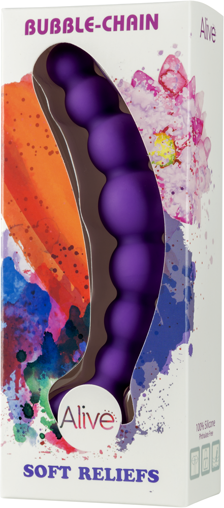 Alive Bubble-Chain palline anali soft touch con rilievi
