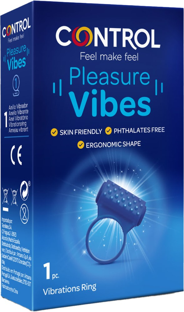 Pleasure Vibes Control anello vibrante monouso clitorideo