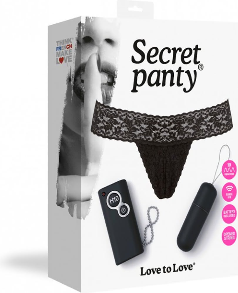 Love To Love Secret Panty slip vibrante con telecomando 10 vibrazioni