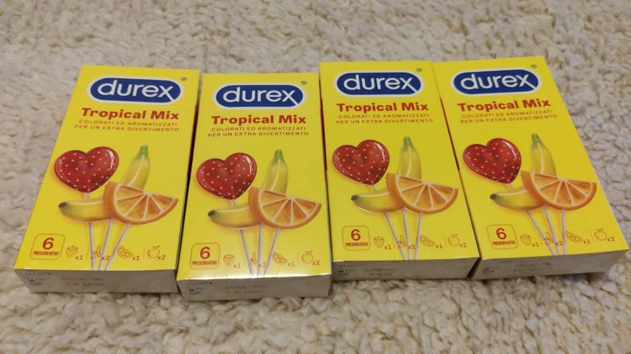 Durex Tropical preservativi aromatizzati 24 pezzi frutta