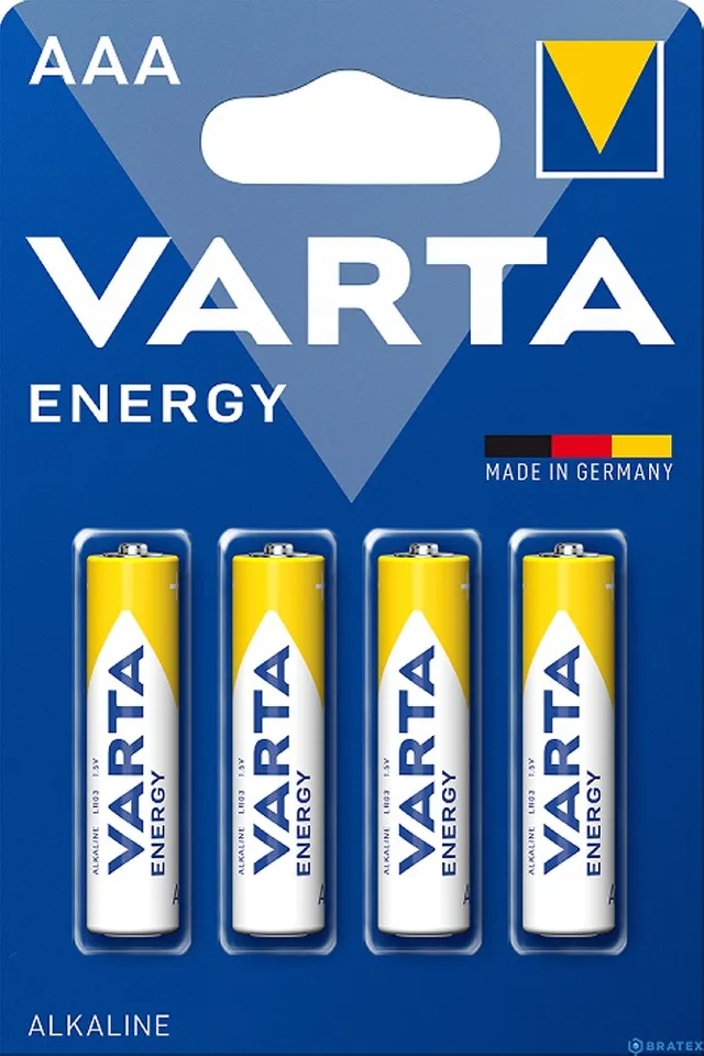 Varta Energy AAA pile ministilo alcaline 4 pezzi