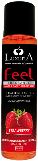 Luxuria Feel Fragrance Fragola lubrificante 60 ml base acqua