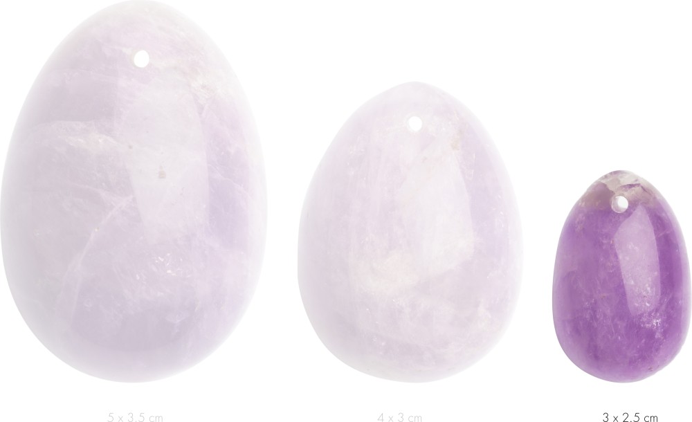 La Gemmes Pure Amethyst uovo yoni in ametista