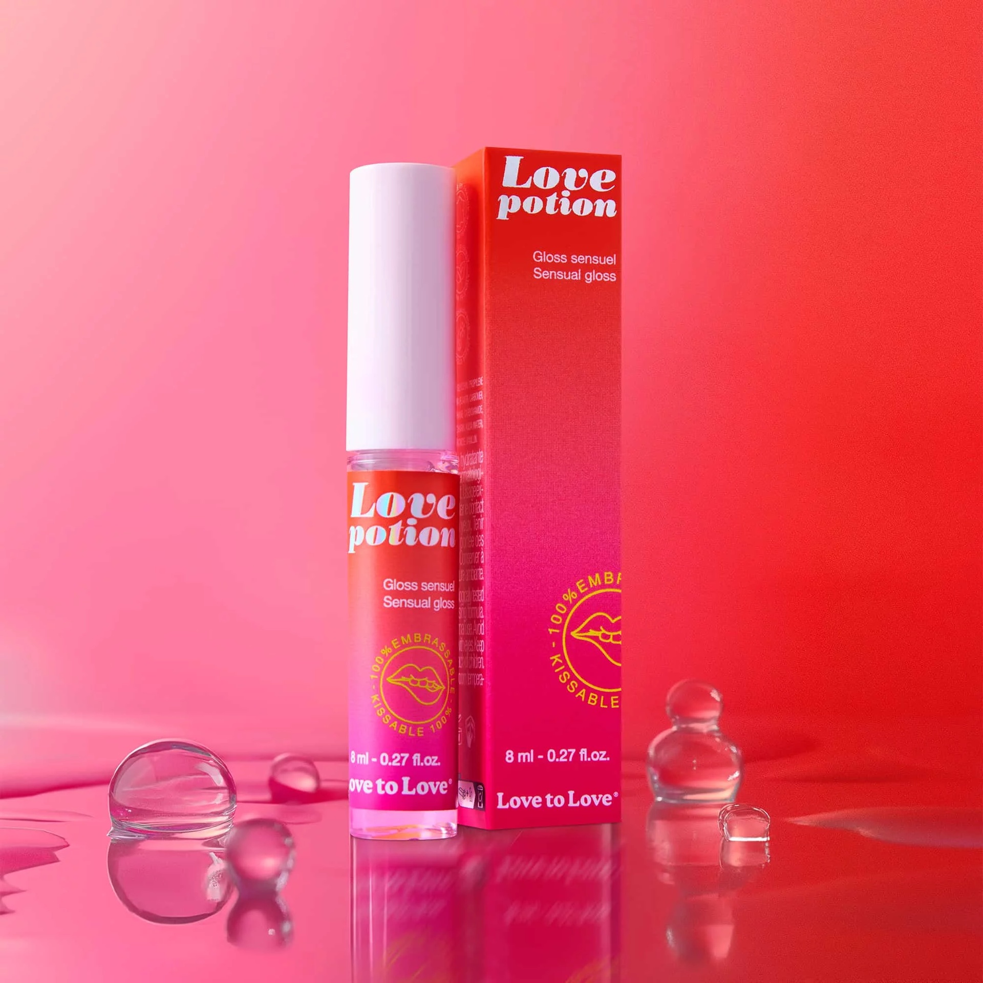 Love to Love Love Potion gloss labbra cocco caldo-freddo