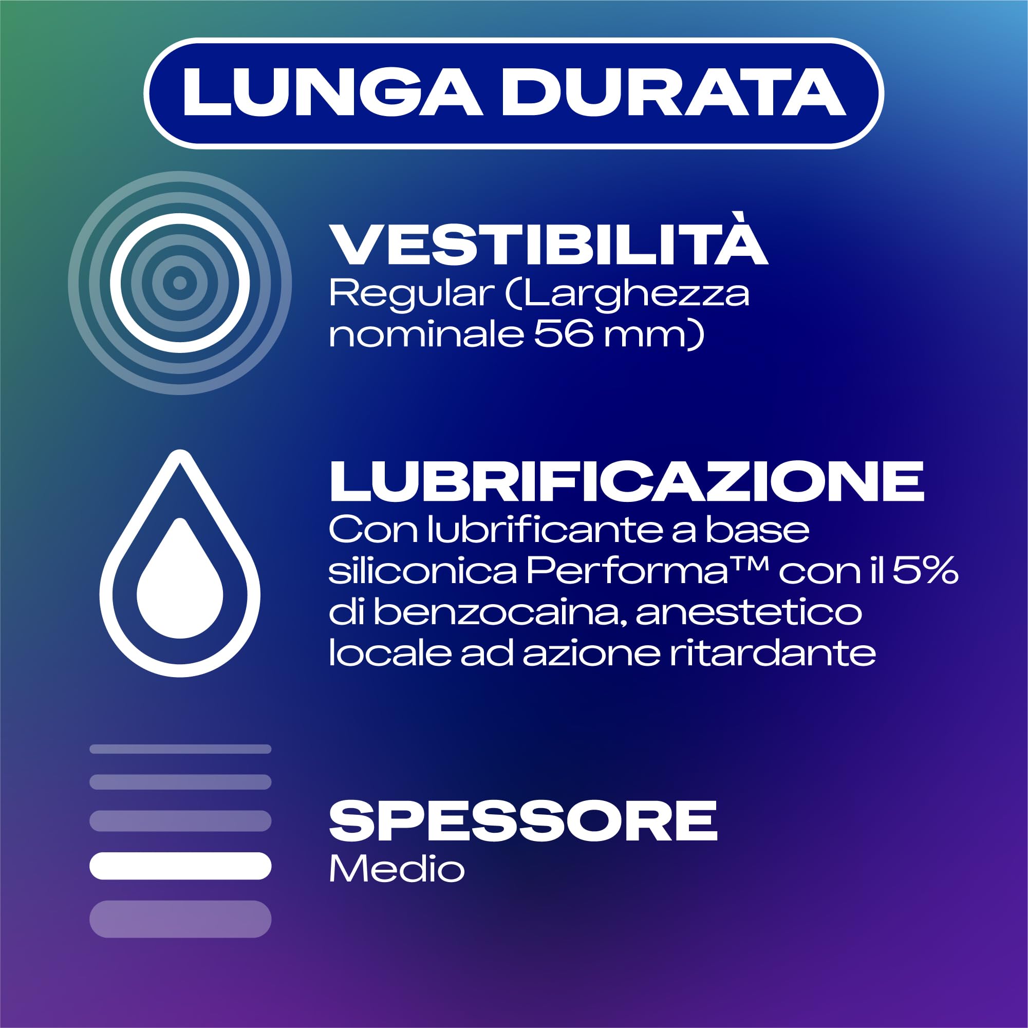 Durex Mix Performance preservativi 24 pezzi Sync e ritardanti