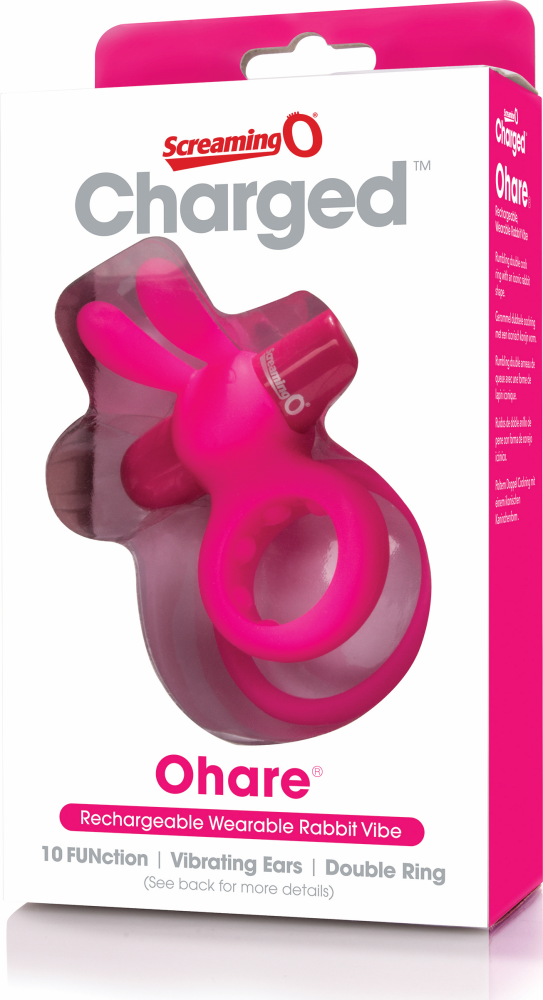 Screaming O Charged Ohare anello vibrante doppio rabbit
