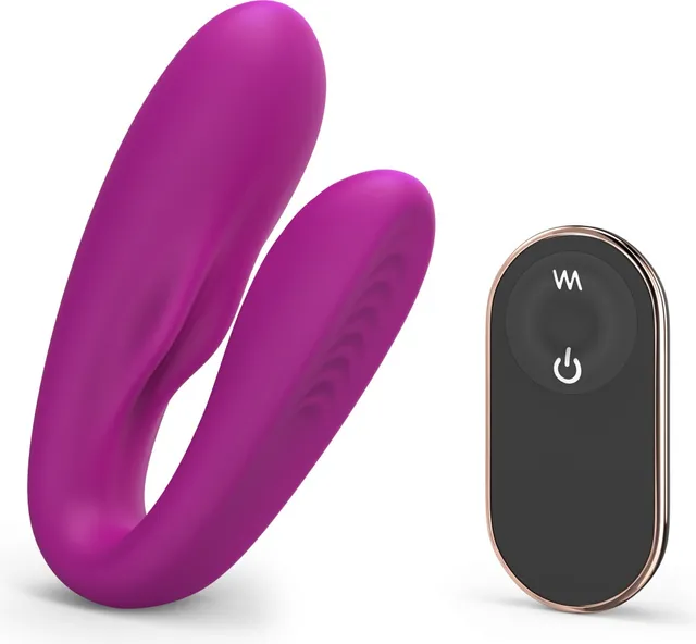 Love to Love Match Up vibratore di coppia viola telecomando