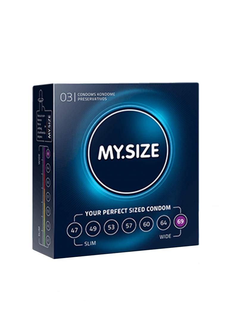 MY.SIZE PRO 69 mm preservativi 3 pezzi lattice sottile
