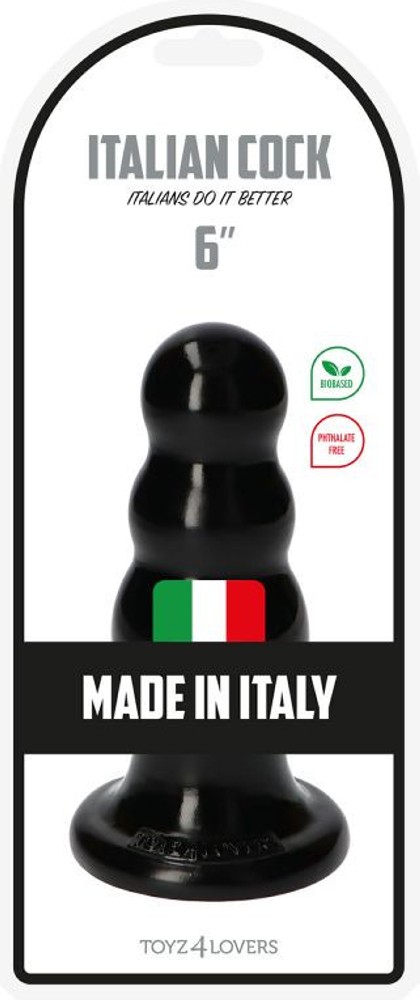 Toyz4Lovers Olmo Black maxi plug anale 3 sfere
