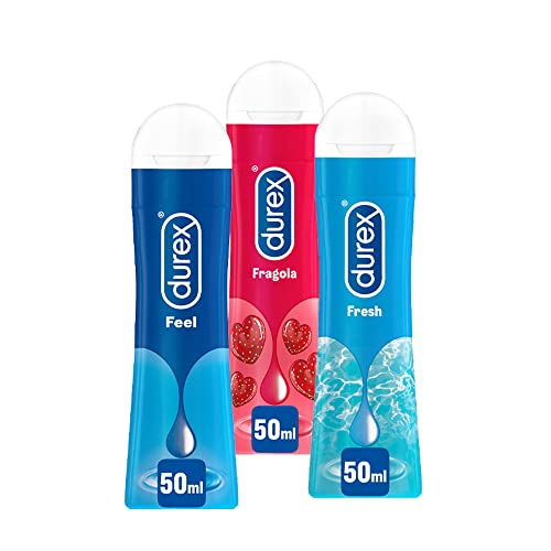 Durex Mix lubrificanti gel 3x50 ml fragola fresh feel