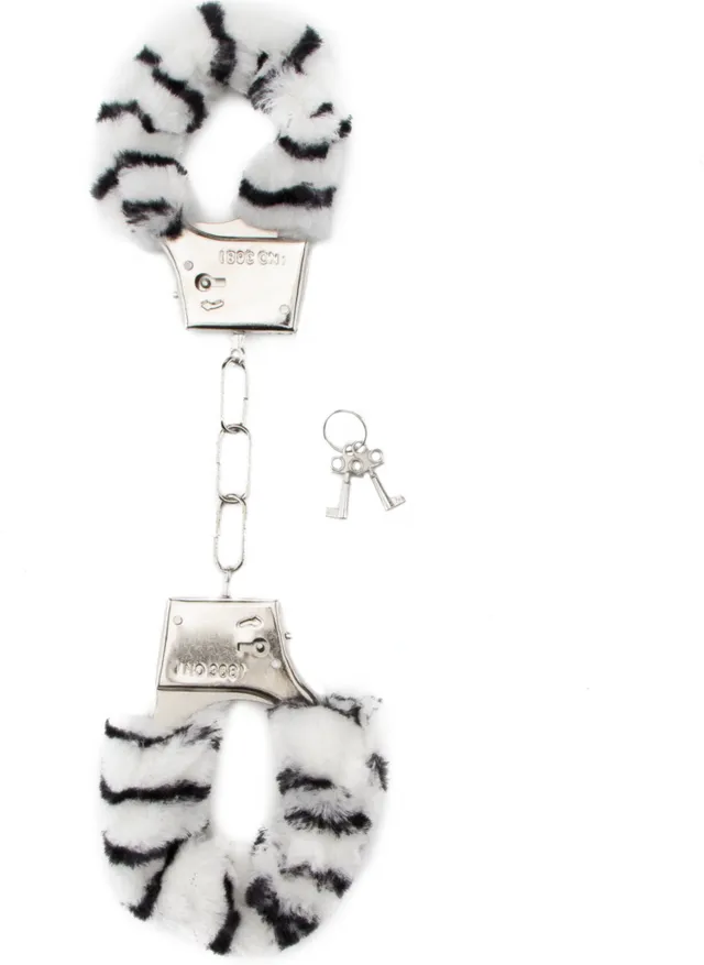 Shots Furry Handcuff Zebra manette pelose zebrate