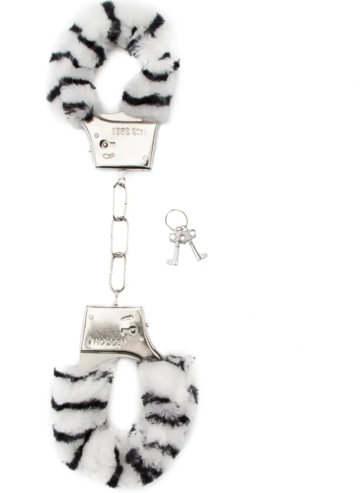 Shots Furry Handcuff Zebra manette pelose zebrate
