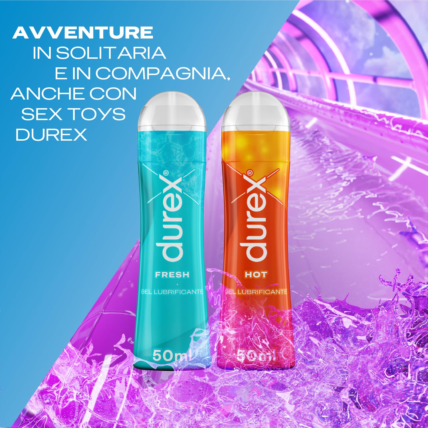 Durex Fresh Gel Lubrificante Intimo 50 ml Effetto Fresco