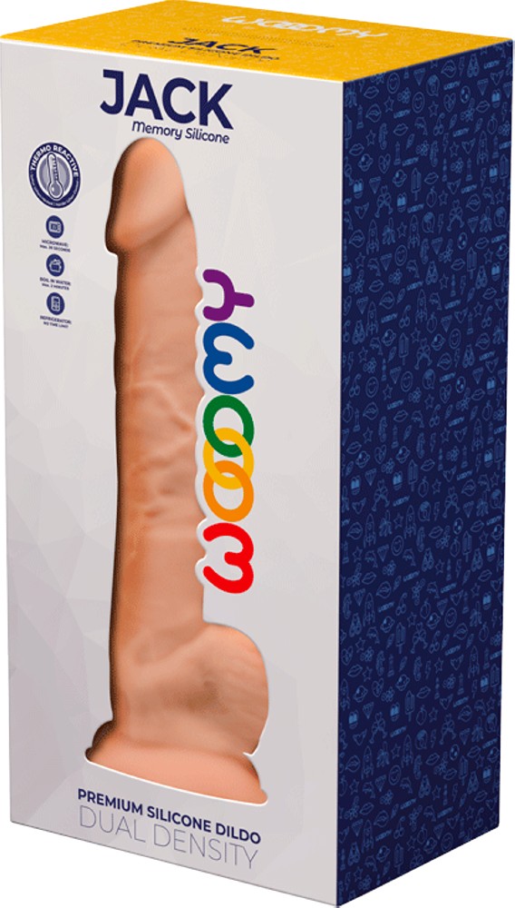 Wooomy Jack dildo realistico con ventosa in silicone