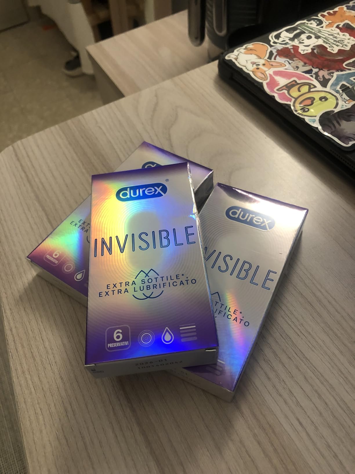 Durex Invisible preservativi 6 pezzi ultrasottili