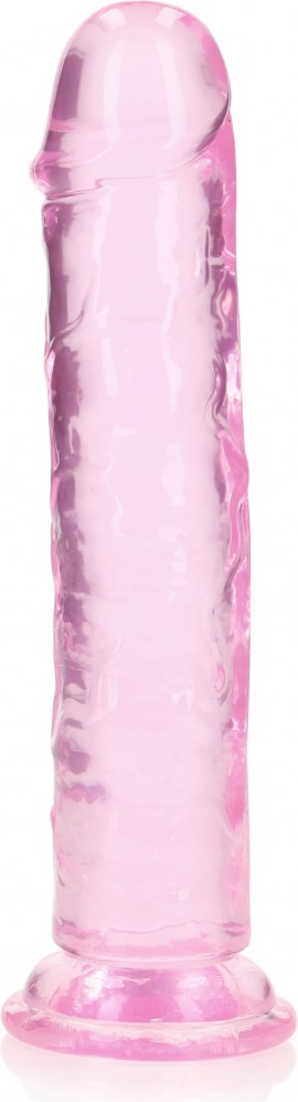 RealRock Straight 8 dildo realistico rosa ventosa 22 cm