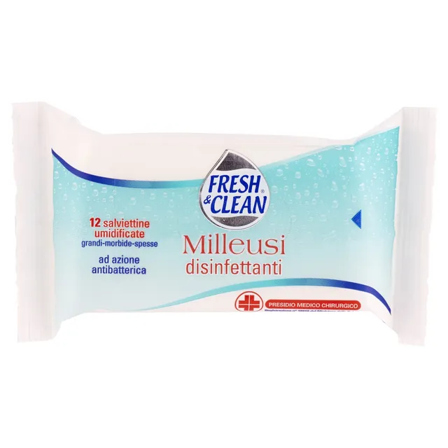 Fresh & Clean Milleusi salviettine disinfettanti 12 pz