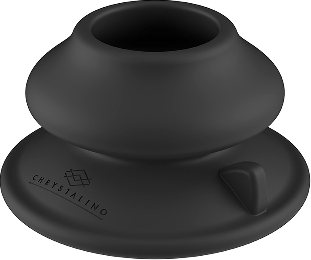 Chrystalino Ribbly plug anale vibrante in vetro