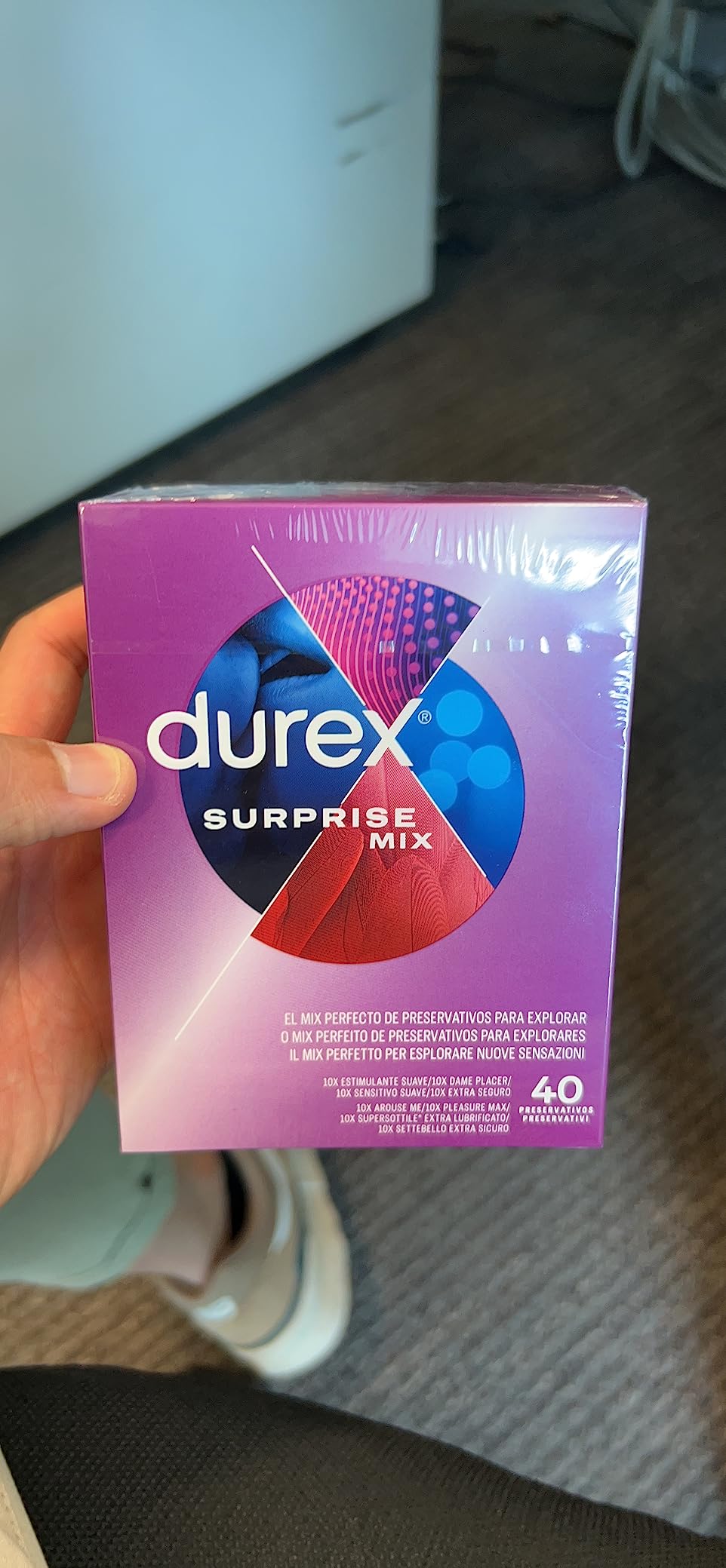 Durex Surprise Mix preservativi assortiti 40 pezzi stimolanti