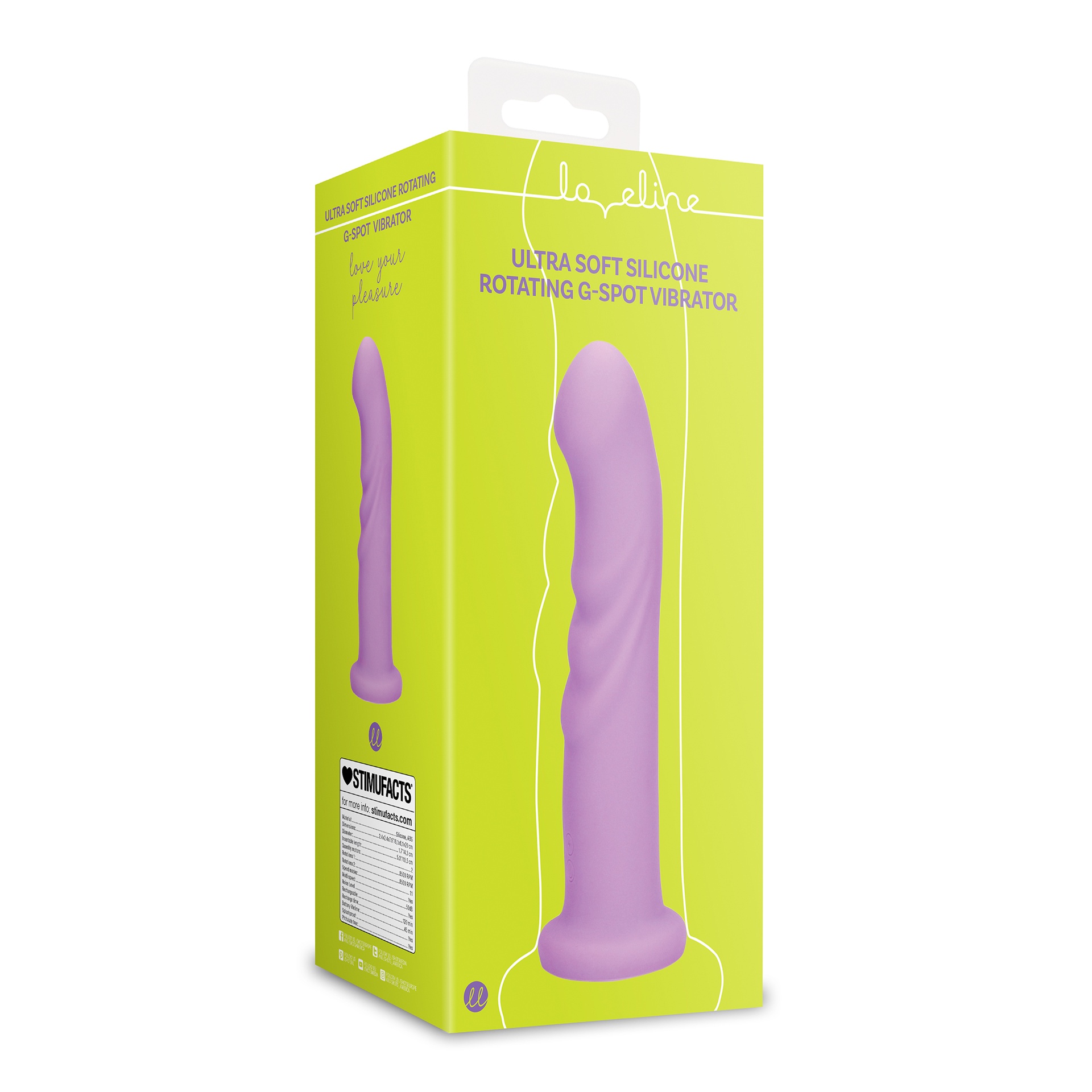 Loveline Ultra Soft Rotating G-Spot vibratore punto G