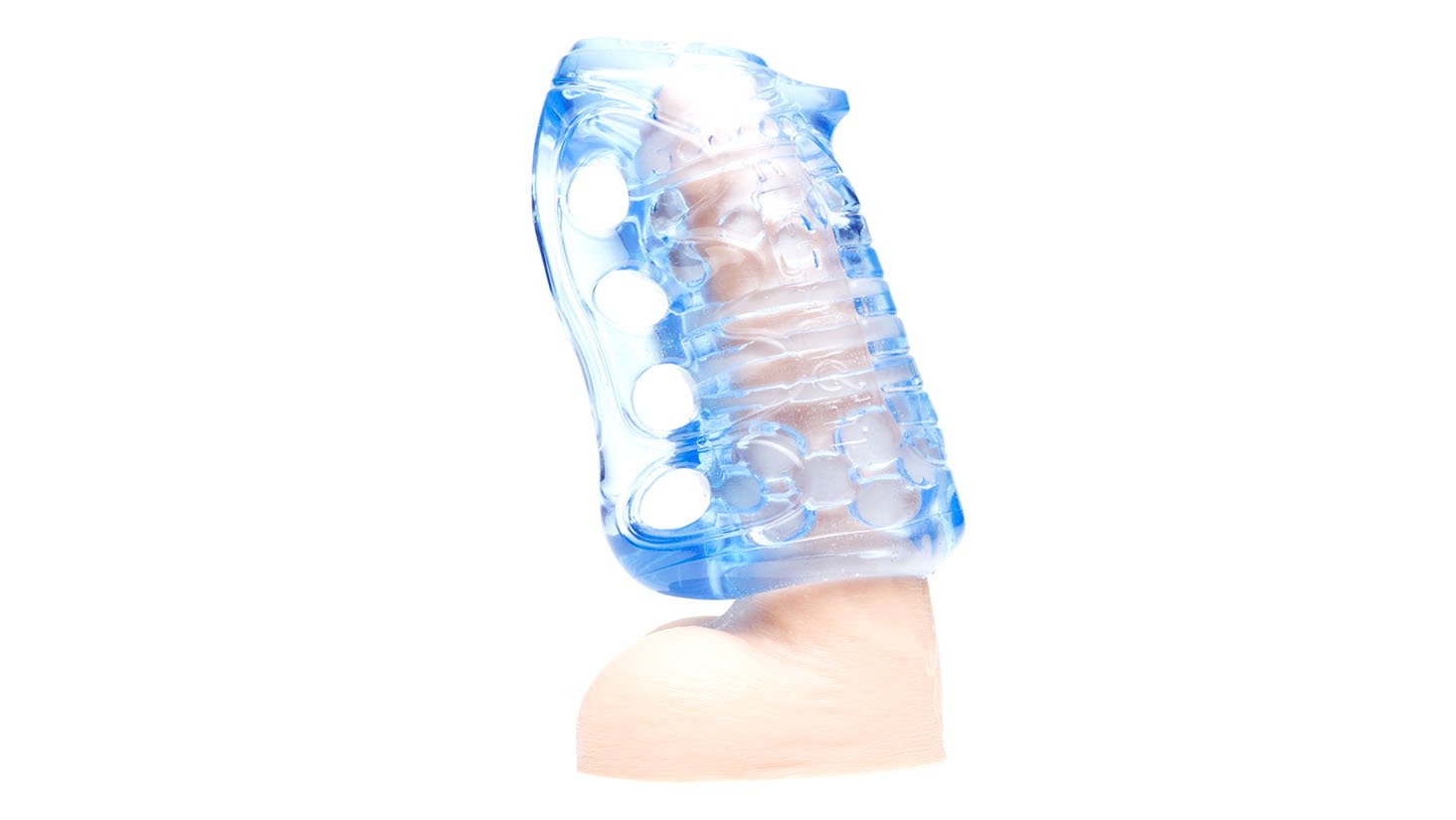 Fleshjack Fleshskins Blue Ice masturbatore morbido viaggio