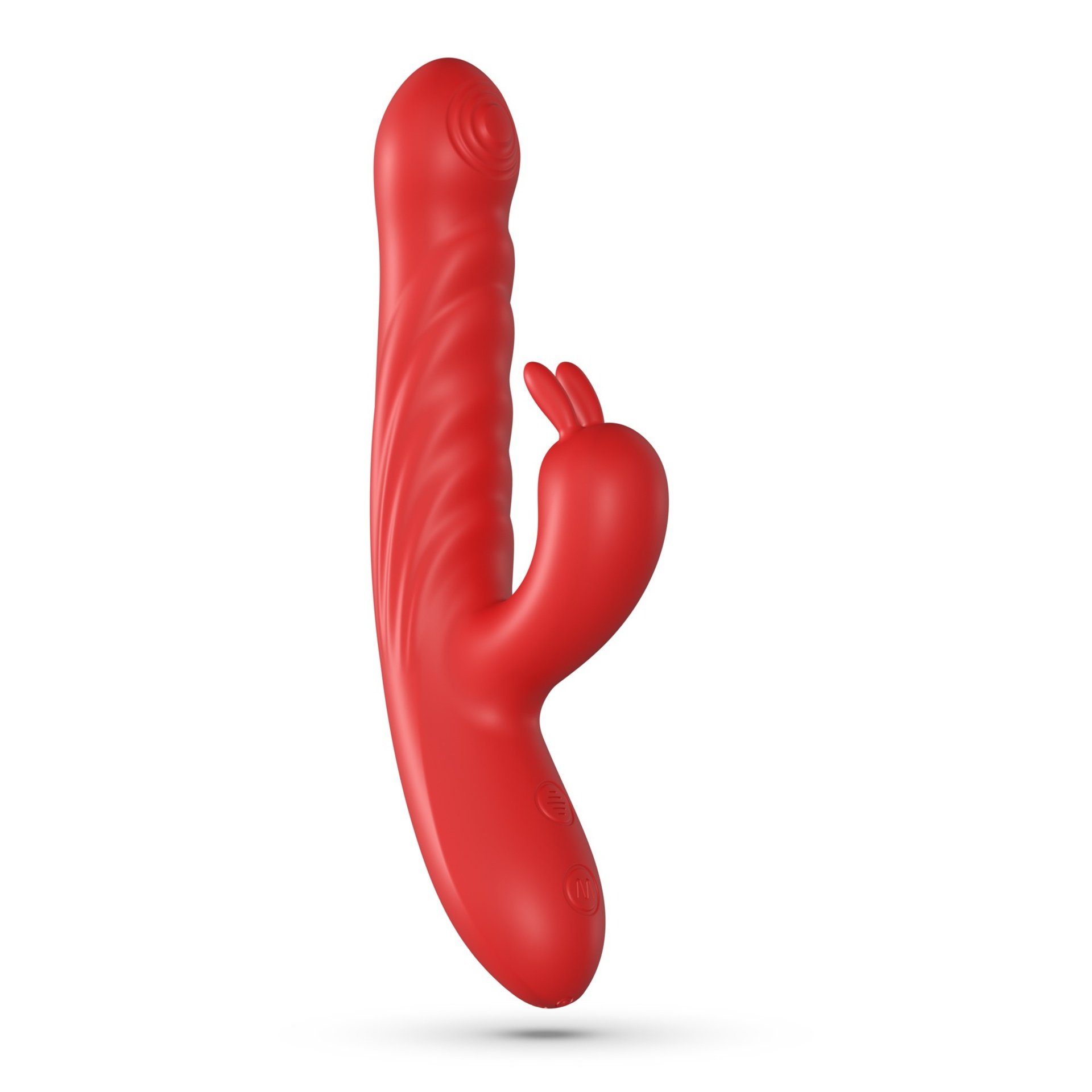 Crushious Lapin vibratore rabbit rosso silicone