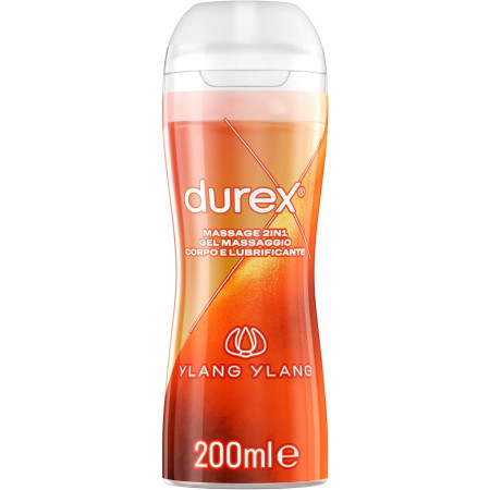 Durex Massage 2 in 1 Sensual lubrificante 200 ml ylang ylang