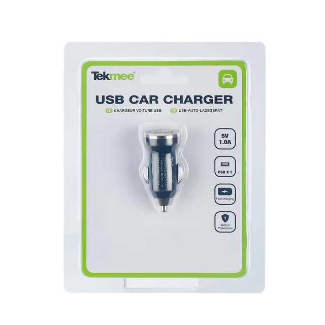 Tekmee Car Charger Double USB caricabatterie auto 12/24V