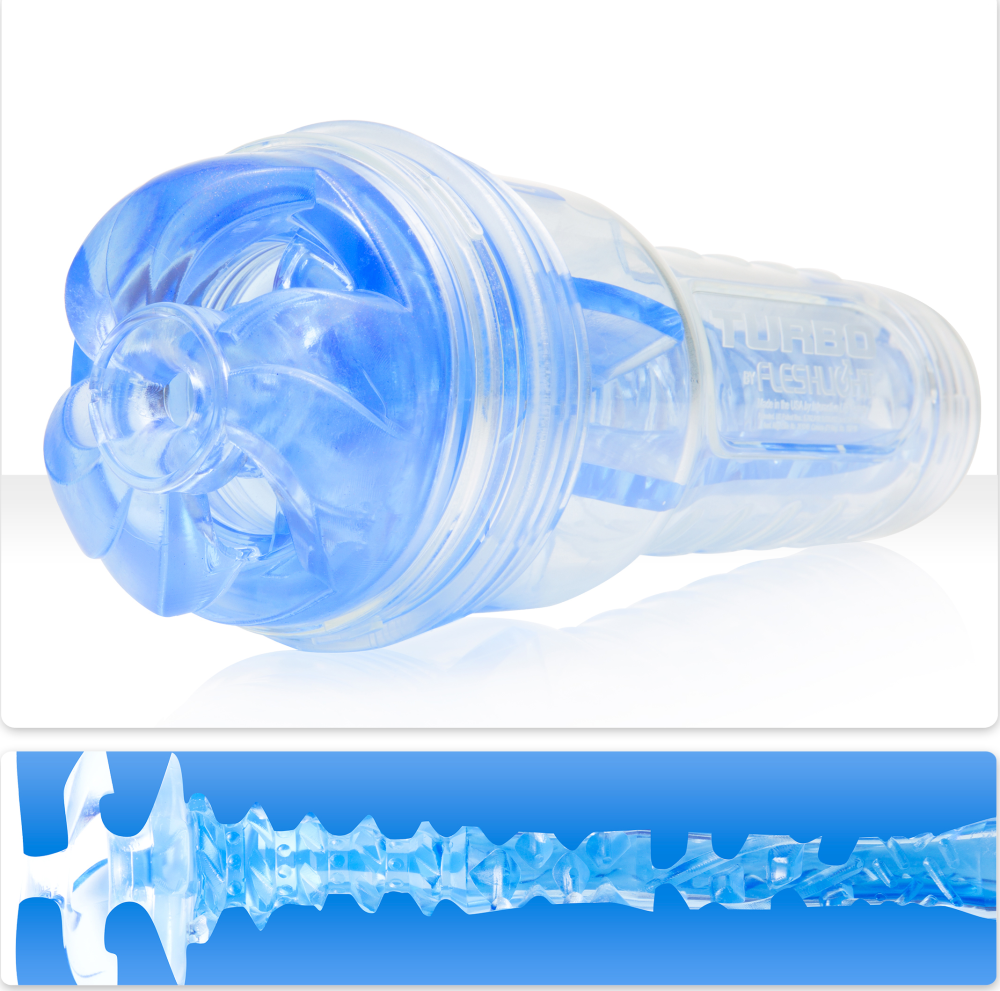 Fleshlight Turbo Thrust masturbatore trasparente